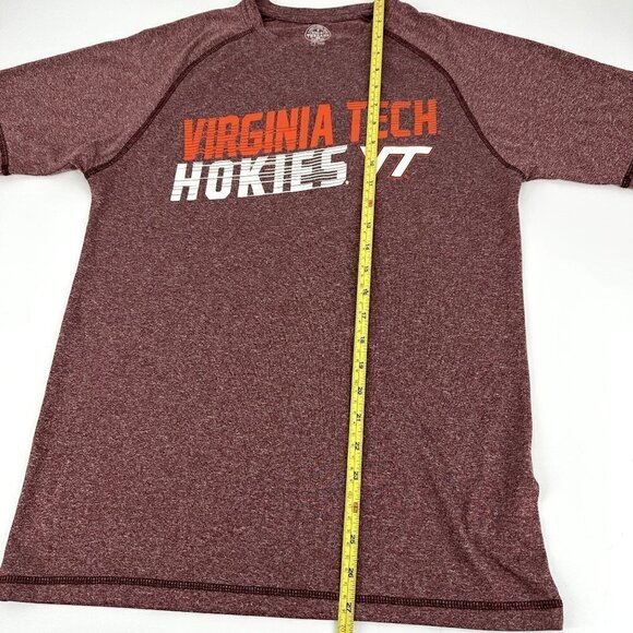 Virginia Tech Hokies Tee Shirt Short Sleeve Performance Size Small - Picture 3 of 7